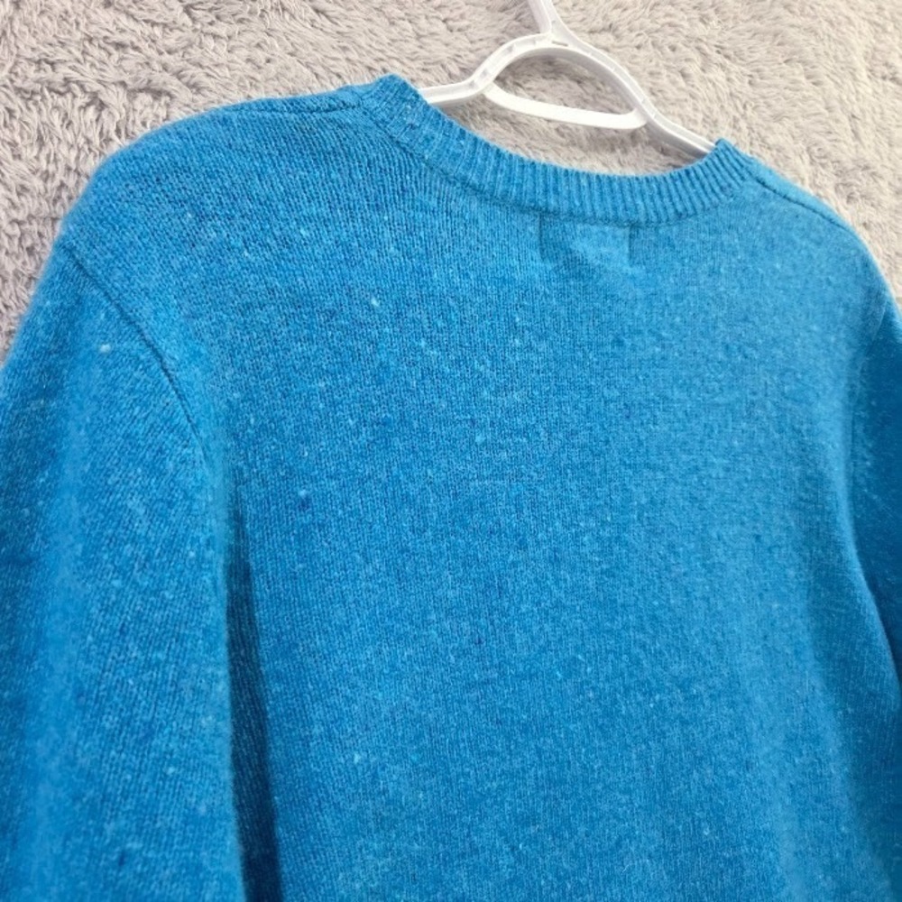 Venezia Jeans Co Blue Lambswool Blend V-Neck Pullover Sweater Women's XL (14/16) - Picture 11 of 11